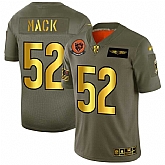 Nike Bears 52 Khalil Mack 2019 Olive Gold Salute To Service Limited Jersey Dyin,baseball caps,new era cap wholesale,wholesale hats